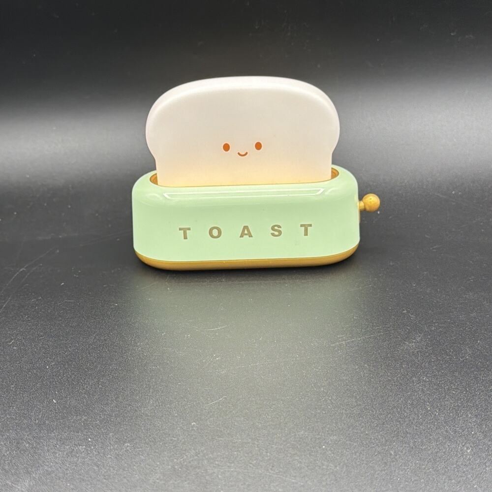 Cute Toast Night Light LED Dimmable Bread Light with Timer Sleep Lamp for Bed